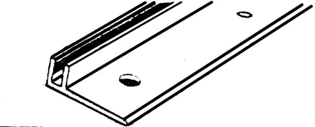 BASE P.200 | Profilo per pavimenti da 7 a 15 mm.